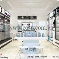 Thiết kế cửa hàng điện thoại Tới Minh Mobile - Nghệ An